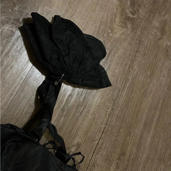 Vintage Victor Costa Saks Fifth Avenue oneshoulder dress dropwaist wedding party - Picture 7 of 7